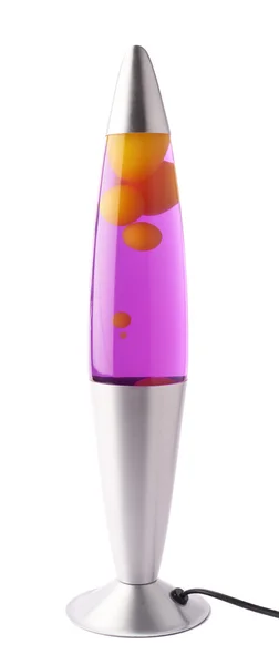 Pink magneta lava lamp — Stock Photo, Image