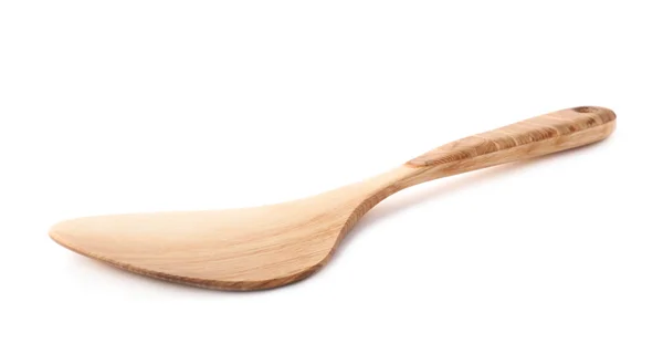 Big cooking wooden spoon ladle — Stock Photo, Image