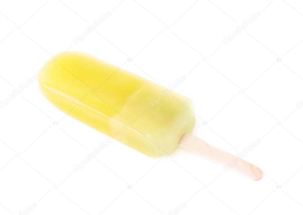 Ice pop popsicle on a stick