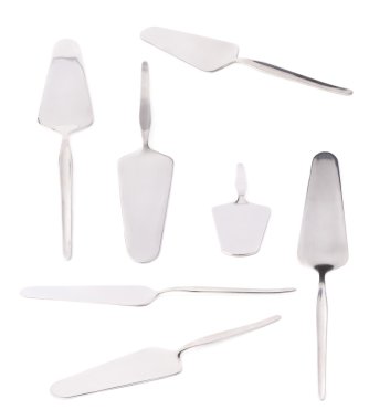 Steel metal cake server tools