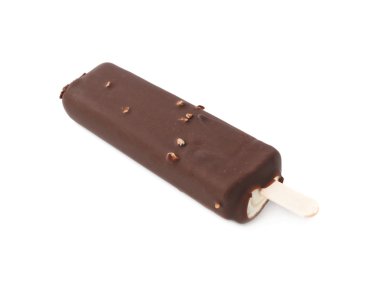 Vanilyalı dondurma çubuğu, çikolata kaplı