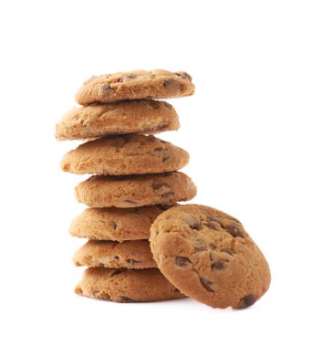 Yuvarlak kurabiye yığını