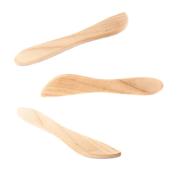 Drewniane masło Rozrzutnik noże — Zdjęcie stockowe