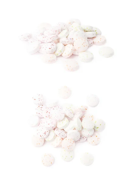 White mint dregee candies — Stock Photo, Image