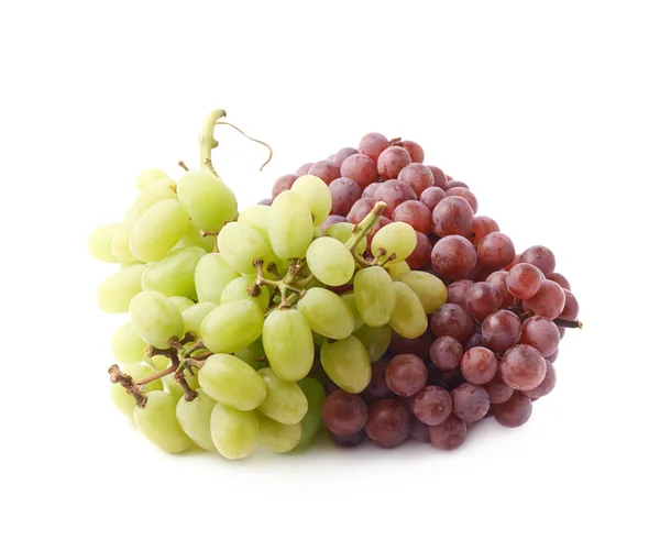 Branches of the dark and white grapes — Stock Photo, Image