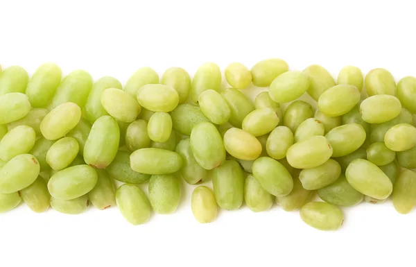 Line made of white grapes — Stock Photo, Image