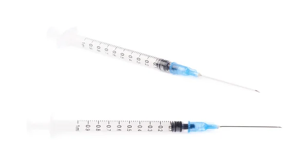 Jeringa de insulina Ine mililiter — Foto de Stock