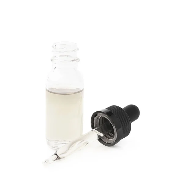 Small bottle with a pipette — Stock Photo, Image