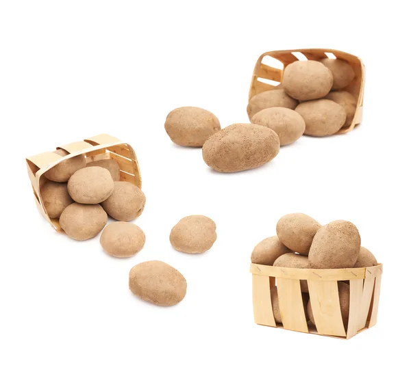 Montón de patatas dispersas — Foto de Stock
