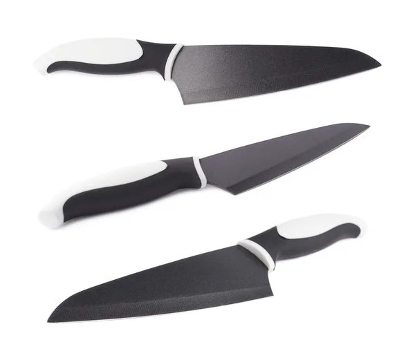 Steel kitchen knifes — Stock Photo, Image