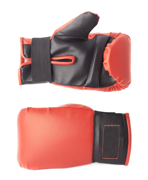 Guantes de boxeo rojos y negros —  Fotos de Stock