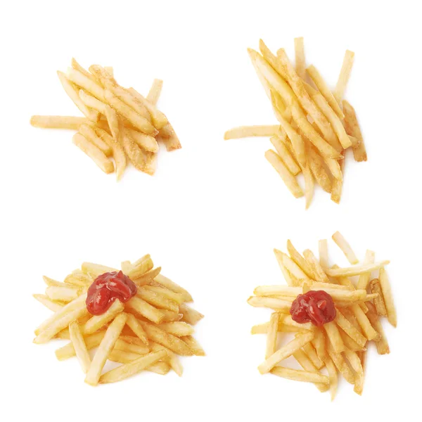 Stapel Pommes Kartoffeln — Stockfoto