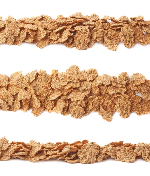 Whole grain cereal flakes — Stock Photo, Image