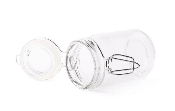 Пустой стеклянный сосуд