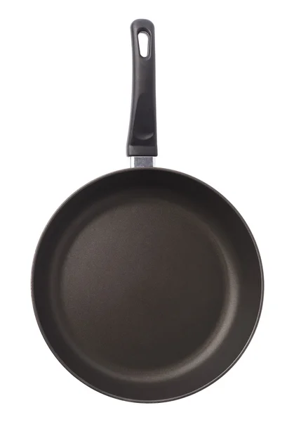 Black metal frying pan — Stock Photo, Image