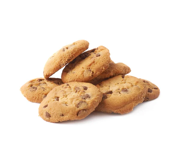 Pilha de biscoitos redondos — Fotografia de Stock