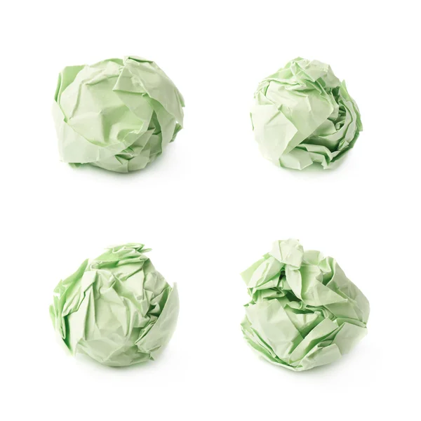 Crumple paper balls — Stock Photo, Image