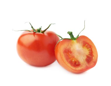 Dilimlenmiş ve kesilmiş domates