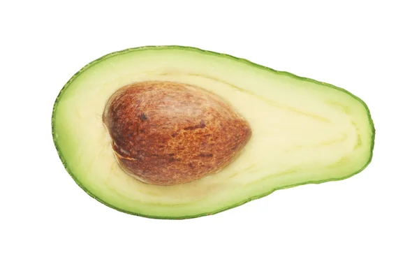 Cut in half open avocado fruit — Stock Photo, Image