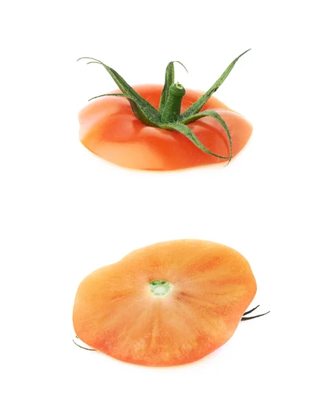 Pomidor na górze i na dole — Zdjęcie stockowe