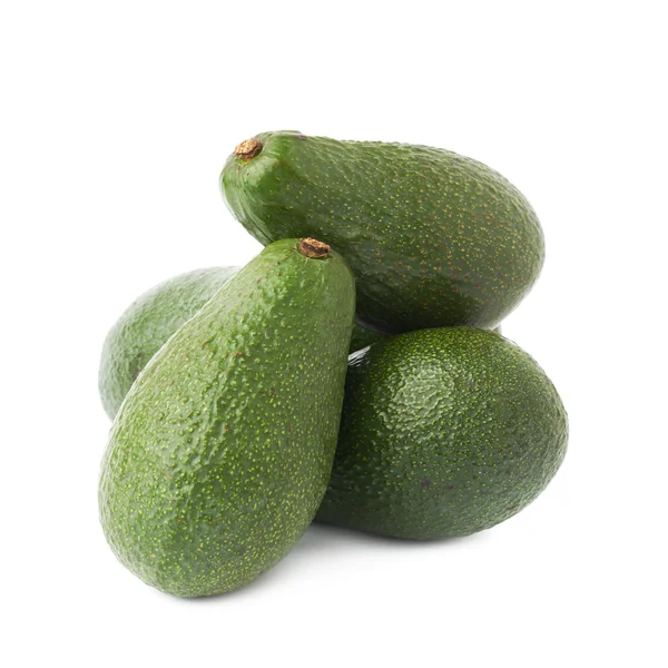 Composición de aguacates verdes — Foto de Stock