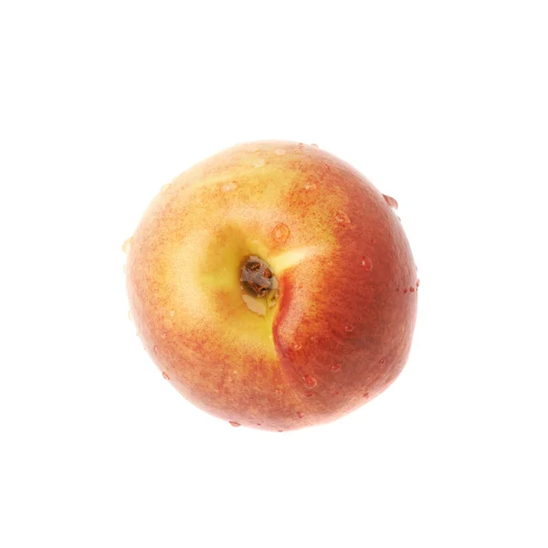 单一的成熟油桃 — 图库照片