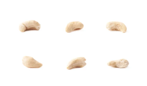 Single cashew nuts — Stock Photo, Image