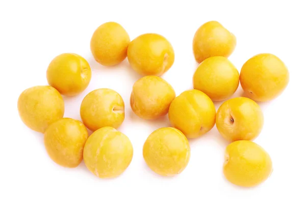 Pile of multiple yellow plums — Stock Photo, Image