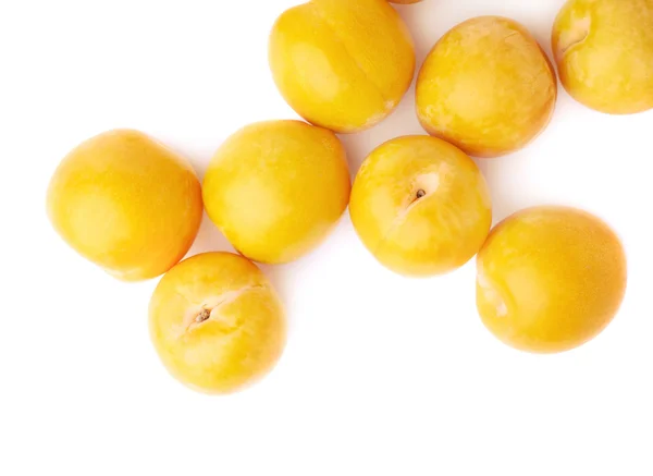 Pile of multiple yellow plums — Stock Photo, Image