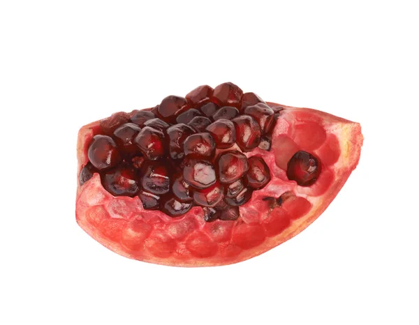 Pomegranate fruit's fragment — Stock Photo, Image