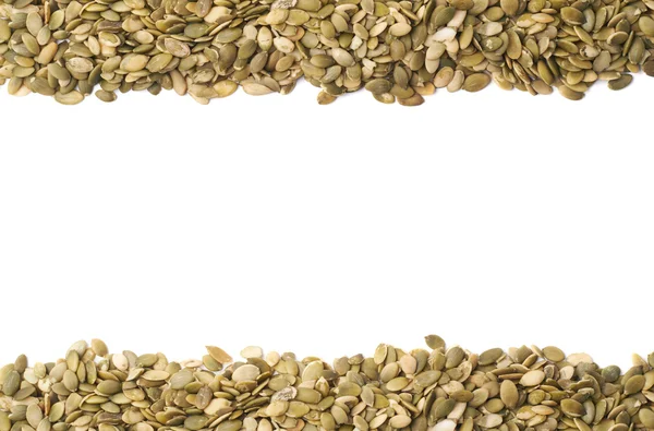 Pumpkin seeds composition — Stock Photo, Image