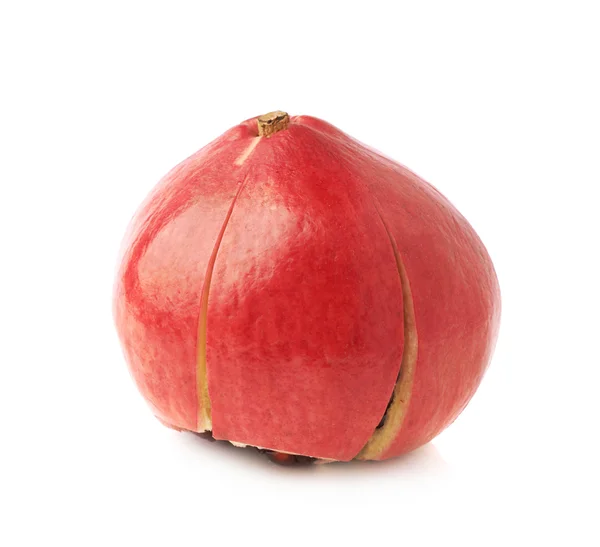 Skär i segment granatäpple — Stockfoto