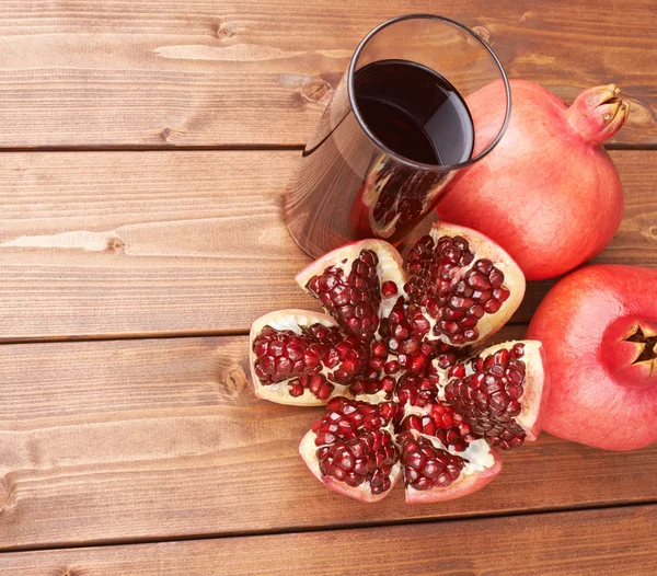 Pomegranate fruits composition — Stock Photo, Image