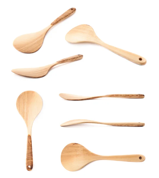 Big cooking wooden spoon — Stock Photo, Image