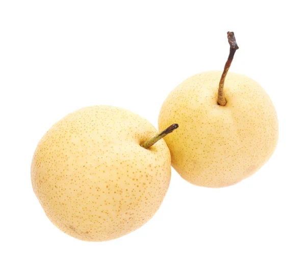 Twee gele peren — Stockfoto