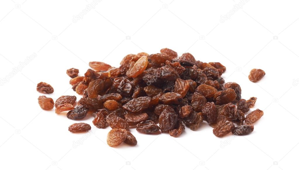 Pile of multiple raisins