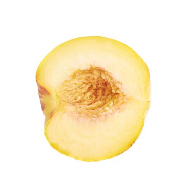 Şeftali meyve yarısı