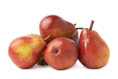 Kırmızı armut yığını