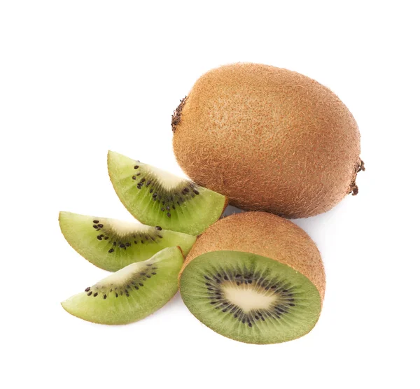 Kiwis en rodajas y cortados —  Fotos de Stock