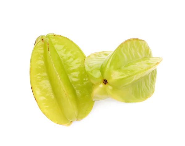 Två averrhoa carambola starfruits — Stockfoto