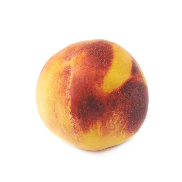 Pfirsichfrüchte isoliert — Stockfoto