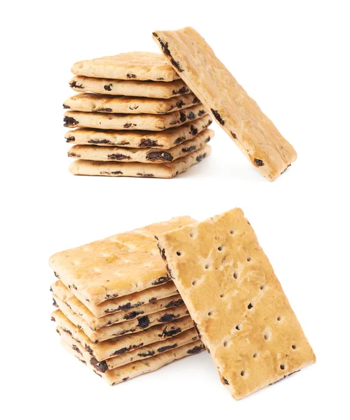 Cracker rozijnen cookies — Stockfoto