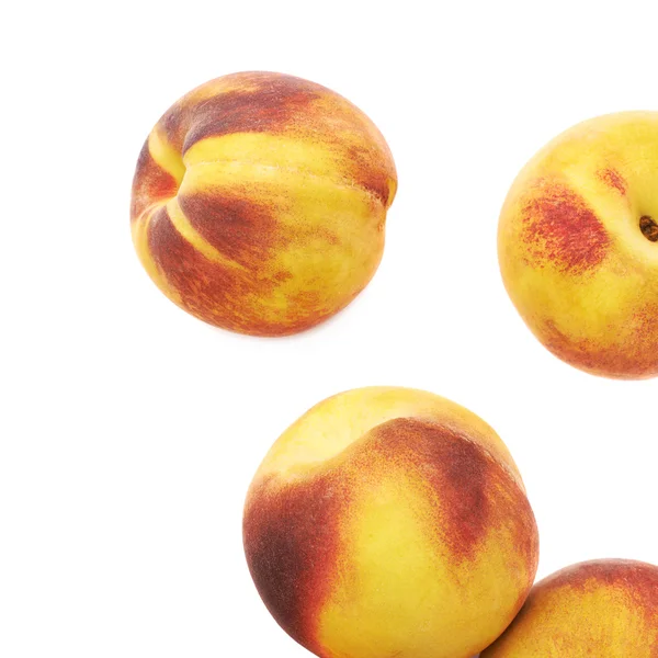 Hög med persika frukt — Stockfoto