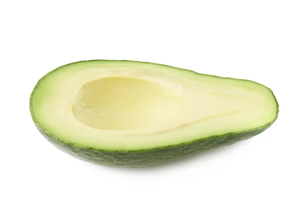 Die Hälfte einer Avocadofrucht — Stockfoto