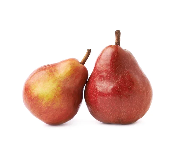 Sammansättning av två röda päron — Stockfoto