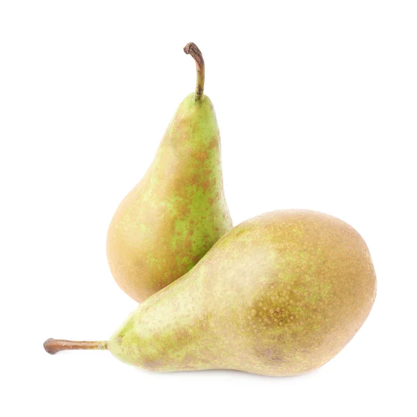 Twee groene peren samenstelling — Stockfoto