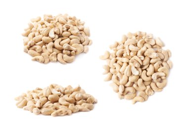 Birden çok kaju fıstığı yığını