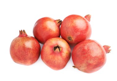 Birden çok nar meyve yığını