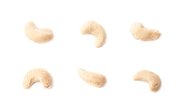 Single cashew nuts — Stock Photo, Image