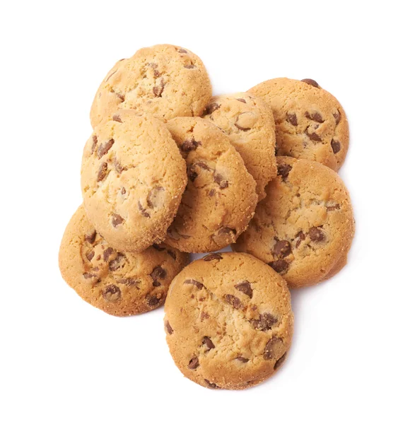 Stapel van ronde cookies — Stockfoto